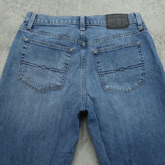 Lucky Brand Mom Jeans Women's 4/27 Ankle High-Rise Drew 26" Inseam Distressed - Picture 13 of 16